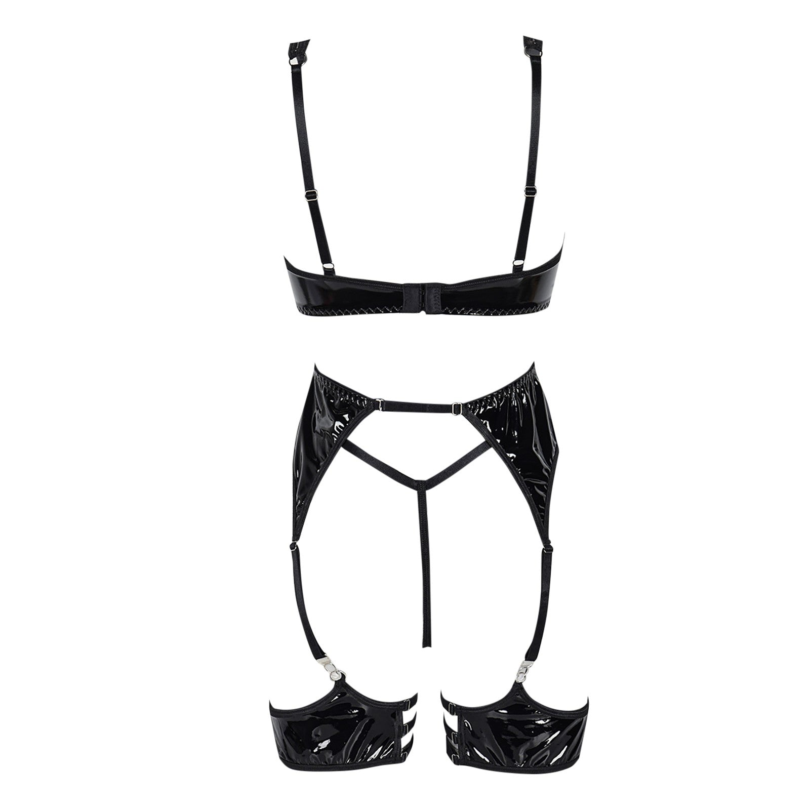 Sara | Patent Leather Lingerie